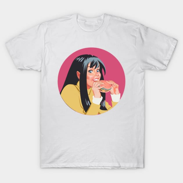 Hungry Girl T-Shirt by Vitor Marques